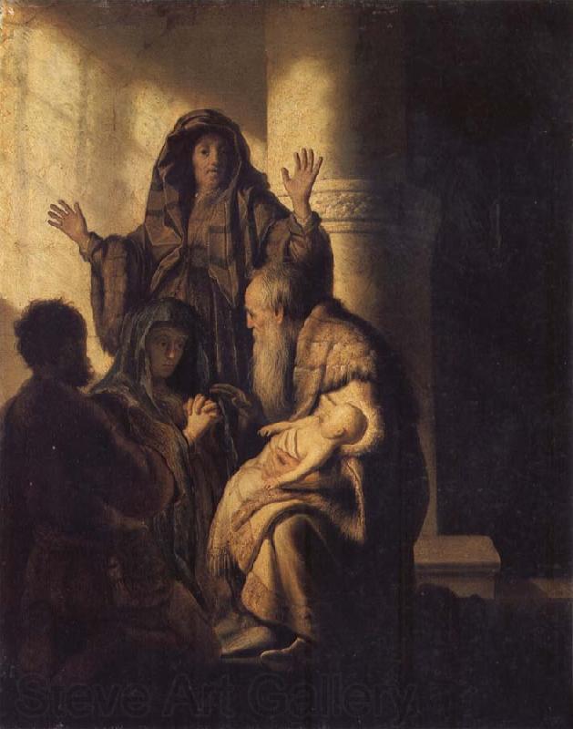 REMBRANDT Harmenszoon van Rijn The Presentation of Jesus in the Temple Spain oil painting art